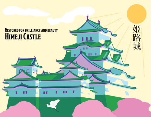 Himeji Castle Vector